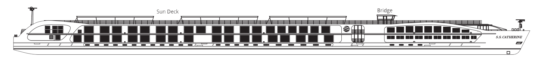 Uniworld Boutique River Cruises S.S Catherine Sun Deck 2026